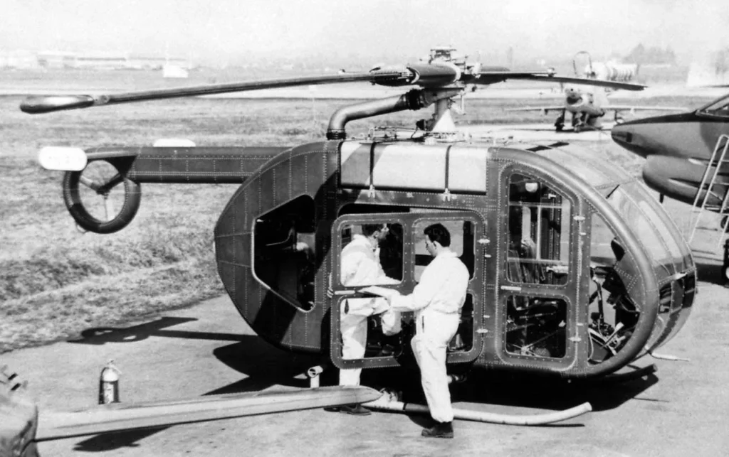 L'elicottero FIAT 7002-01 il prototipo del primo elicottero tutto italiano.