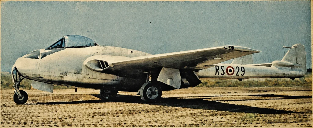 DeHavilland Vampire dell' Aeronautica Militare
