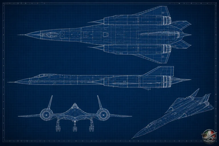 blueprintSR71Blackbird