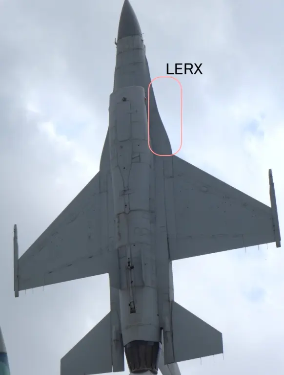 LERX F-16