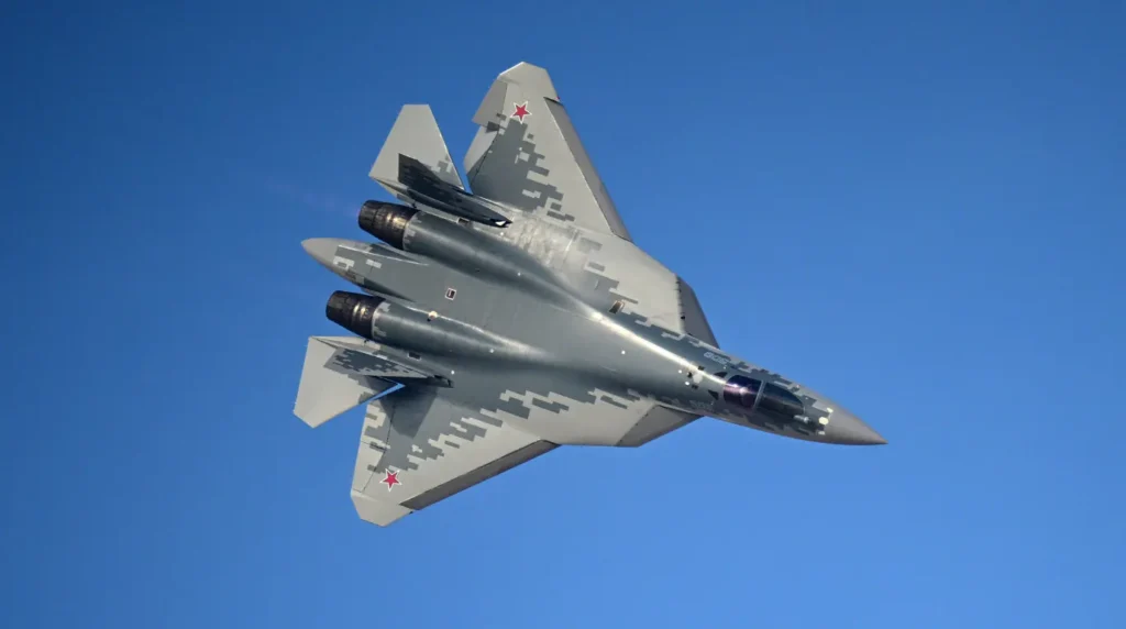 Un caccia stealth di quinta generazione Sukhoi Su-57. © UAC Russia
