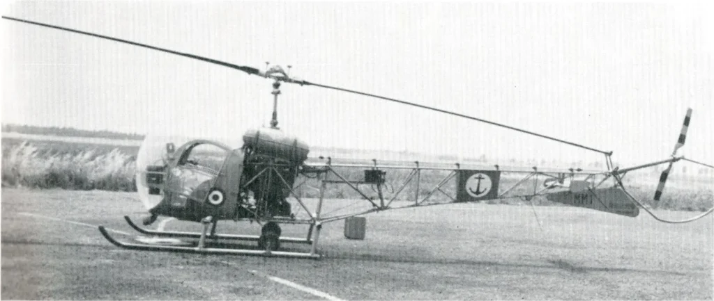 Uno dei primi modelli di AB-47G consegnati alla Marina MIlitare - E.Brotzu - Aviazione militare in Italia 1944 - 1980 Ed. Ateneo - 1981