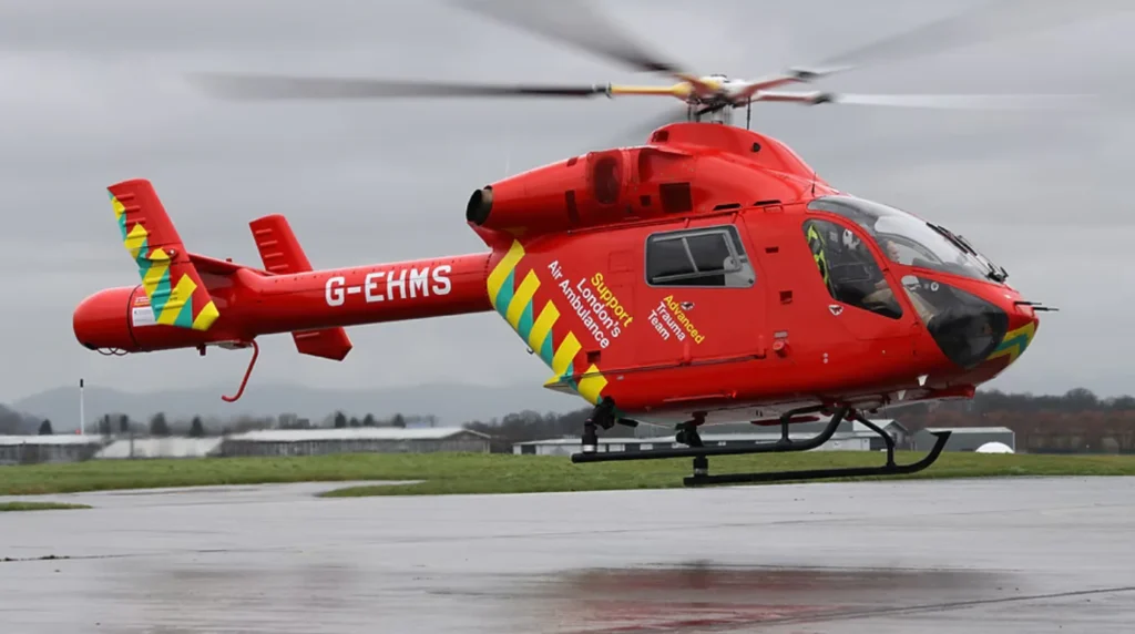 Mc Donnell Douglas MD-900 Explorer con NOTAR. Foto: UK Emergency Aviation