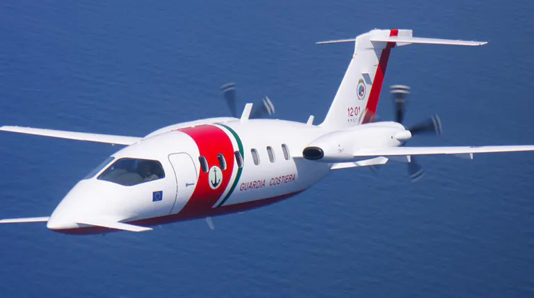 Piaggio P180 Avanti (Foto: Guardia Costiera)