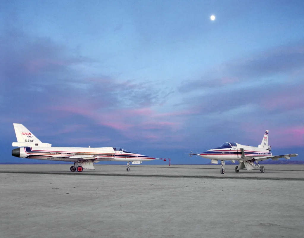 I due prototipi dell'X-29 (Foto: NASA)