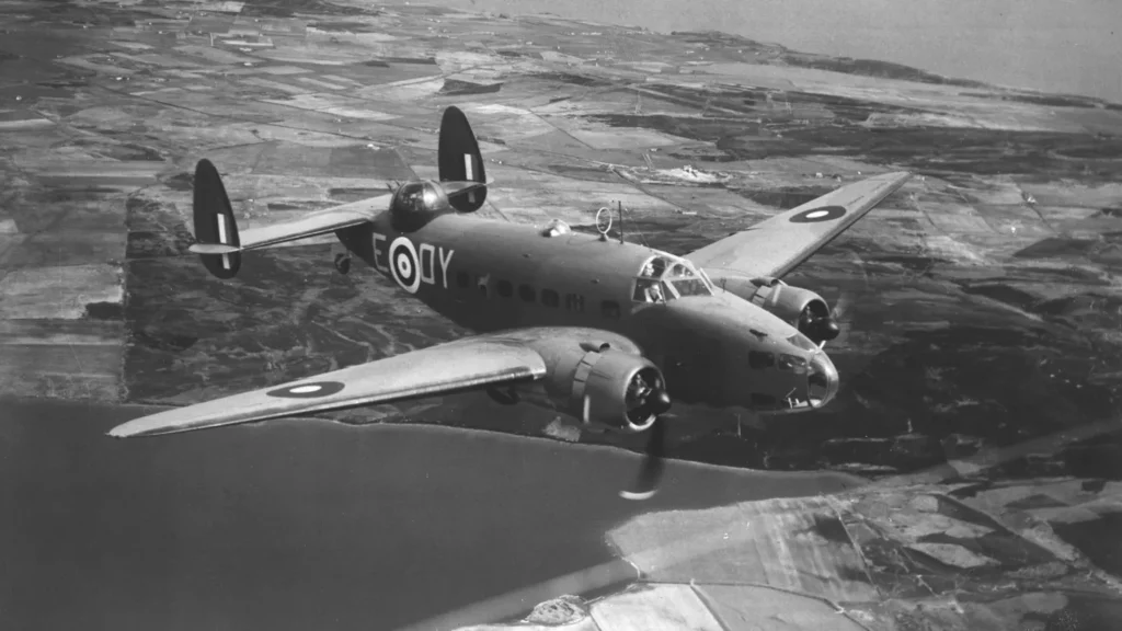 Il Lokheed Hidson, variante militare usato dalla RAF dell'Electa. (Foto: Lockheed)