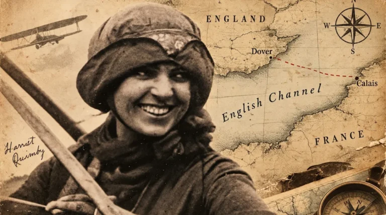 Harriet Quimby, la donna che sfidò la Manica a bordo di un fragile monoplano