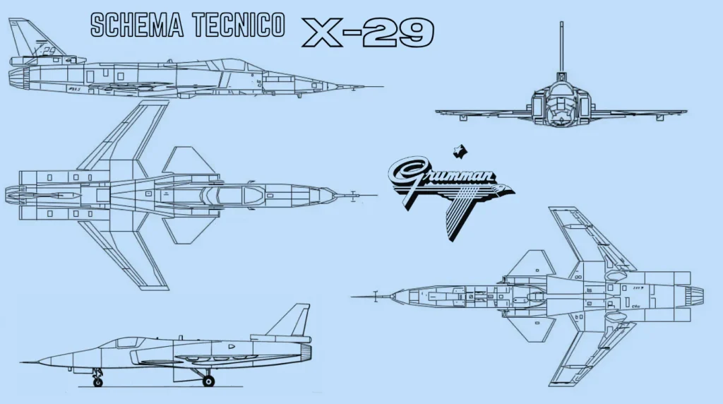 Schema Tecnico X-29