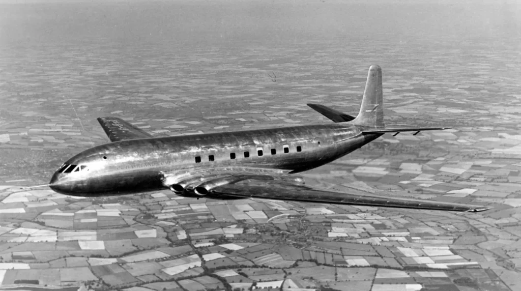 de Havilland DH.106 Comet 1, G-5-1, 5th August 1949. 